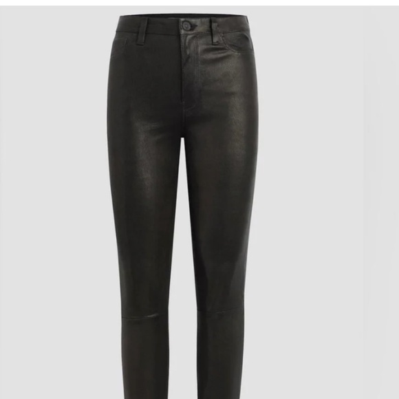 Hudson Leather Skinny Pant 100% Lamb Leather NWT - Picture 2 of 3